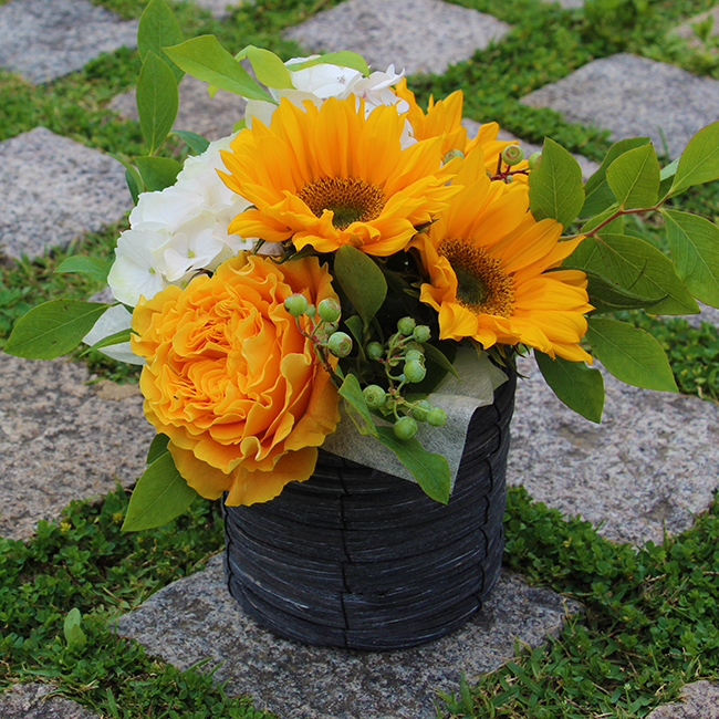 父の日ギフト ひまわりのアレンジメント3000円